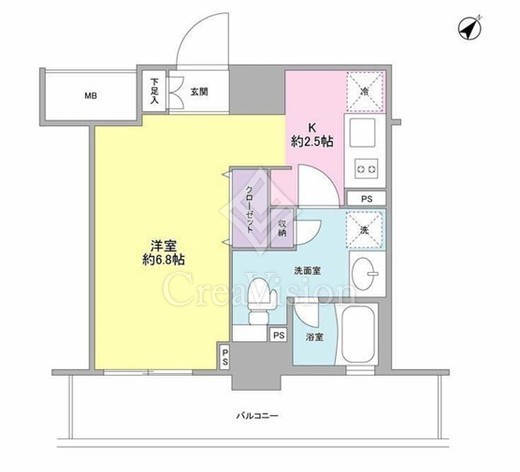 スタイリオ中延駅前　502号室　間取り