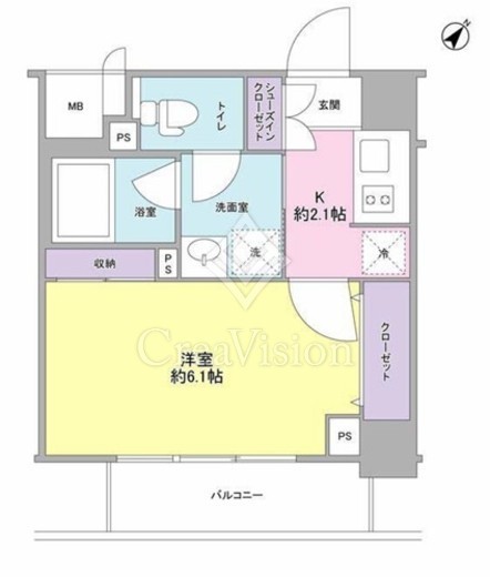 スタイリオ中延駅前　503号室　間取り