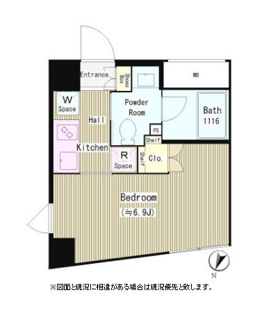 ソラーニ目黒不動前　105号室　間取り