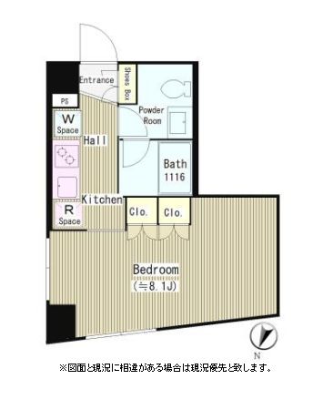ソラーニ目黒不動前　106号室　間取り