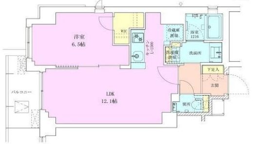 広尾レジデンス壱番館　202号室　間取り