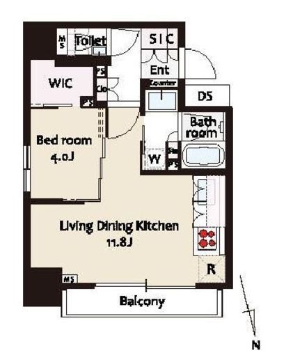 リビオレゾン大手町　503号室　間取り