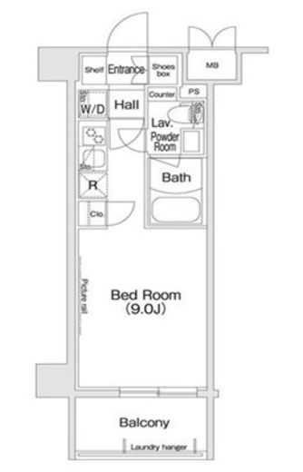 コンフォリア新宿　204号室　間取り