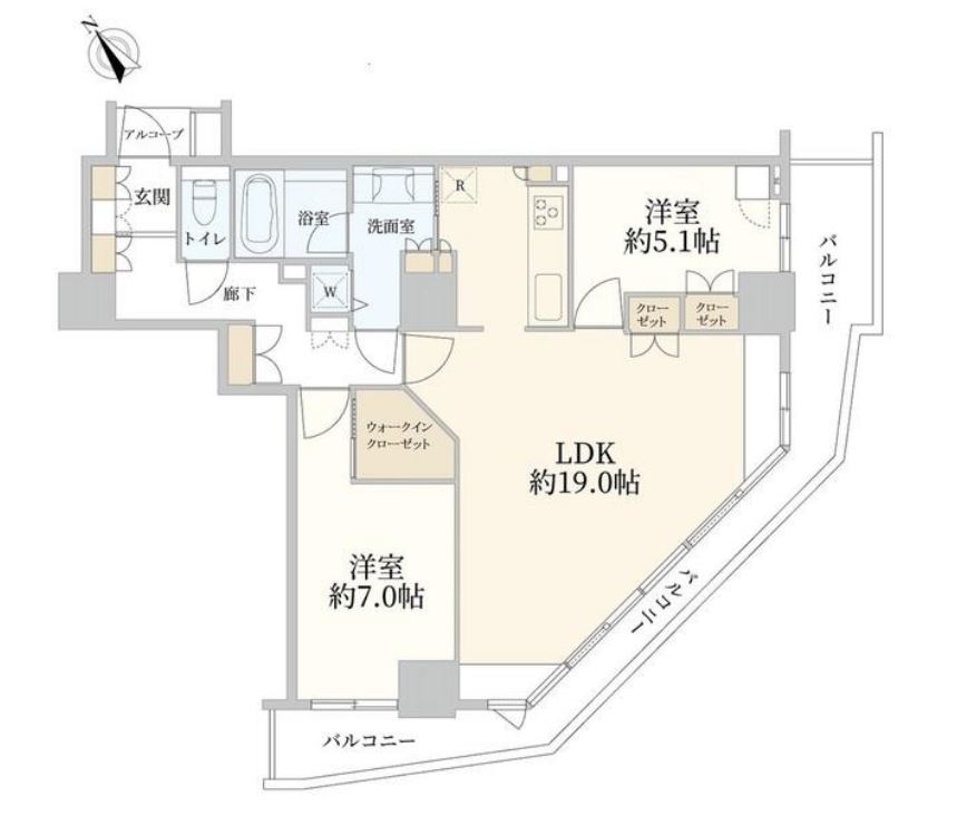 セントラルレジデンス新宿シティタワー　410号室　間取り