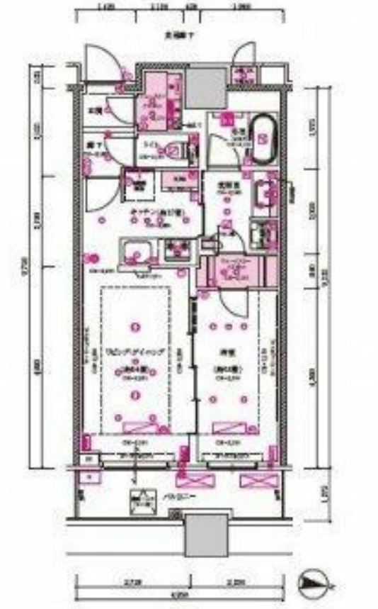 目黒第一マンションズ　916号室　間取り