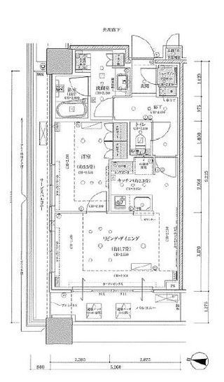 目黒第一マンションズ　901号室　間取り