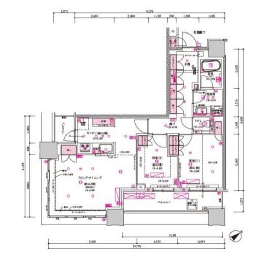 目黒第一マンションズ　1209号室　間取り