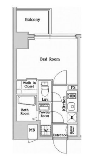 ハーモニーレジデンス西麻布　301号室　間取り
