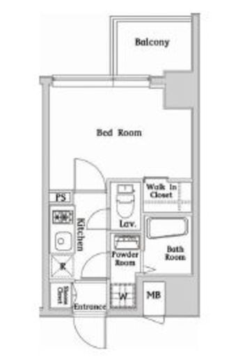 ハーモニーレジデンス西麻布　302号室　間取り