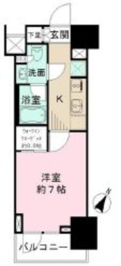 ザ・パークワンズ品川戸越　304号室　間取り