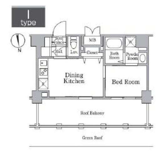 レジディア西小山　401号室　間取り