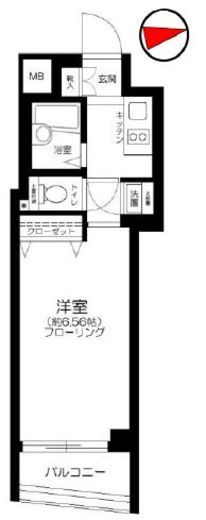 ビバリーホームズ五反田　405号室　間取り