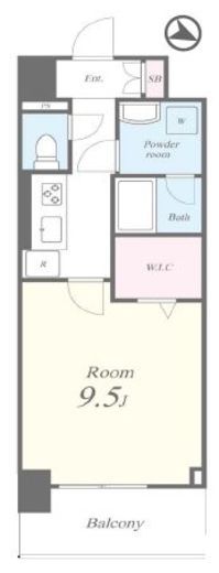 キャナルテラス品川　304号室　間取り