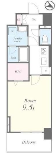 キャナルテラス品川　703号室　間取り