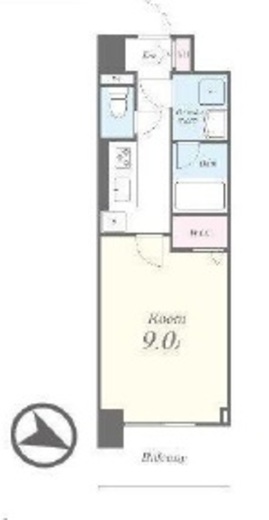 キャナルテラス品川　802号室　間取り