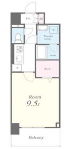 キャナルテラス品川　910号室　間取り