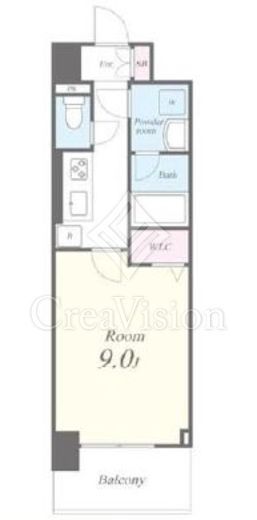 キャナルテラス品川　602号室　間取り