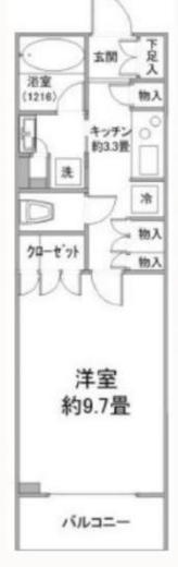 富久クロスグリーンレジデンス　511号室　間取り