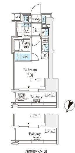 リージア大井町　305号室　間取り