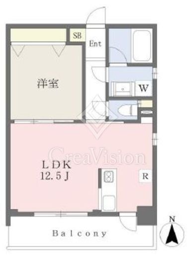 コージーコート御殿山　804号室　間取り