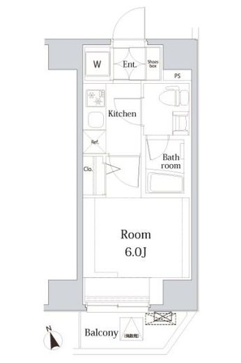 プレミアムキューブ品川大崎　901号室　間取り
