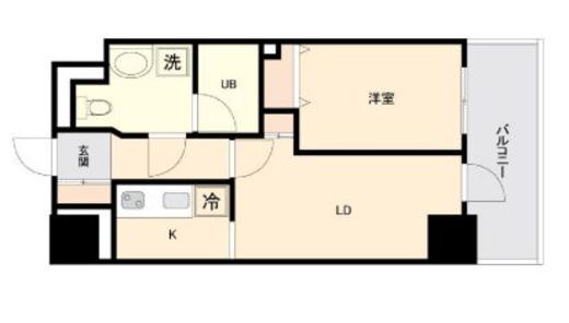 ドゥーエ幡ヶ谷　1007号室　間取り