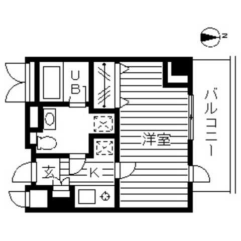 ドゥーエ幡ヶ谷　1103号室　間取り