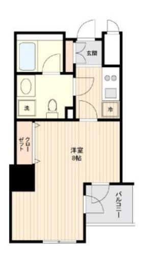 ドゥーエ幡ヶ谷　1104号室　間取り