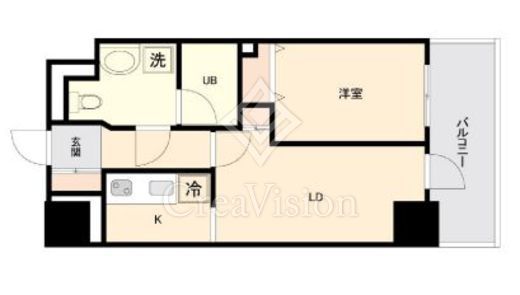 ドゥーエ幡ヶ谷　1607号室　間取り