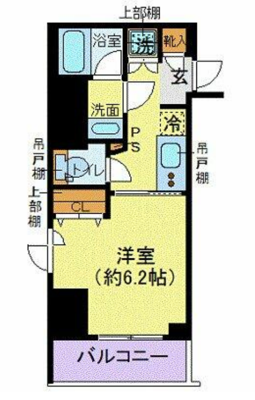 クレイシア五反田駅前　203号室　間取り