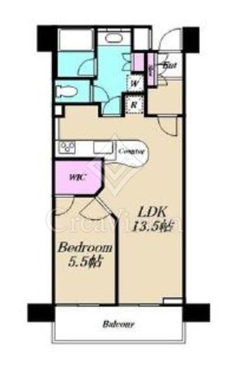 グローリオ品川シーサイド　602号室　間取り