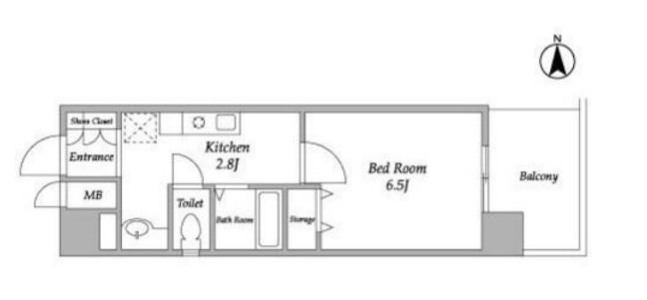 コンフォリア東品川　303号室　間取り