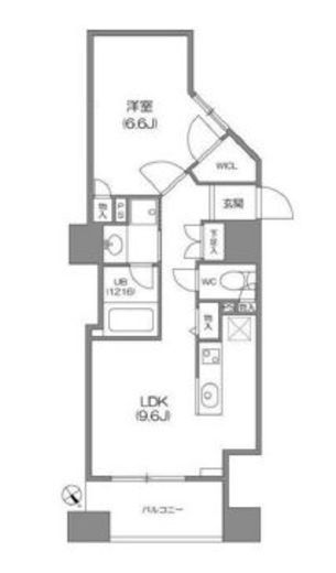 ルクレ新川レジデンス　403号室　間取り