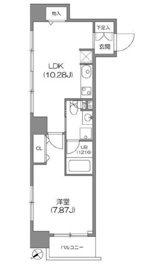 ルクレ新川レジデンス　602号室　間取り