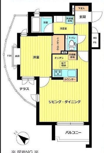 プレシャスヒル大崎　104号室　間取り