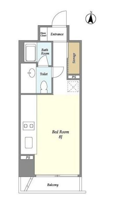 コートブランシェAP　401号室　間取り