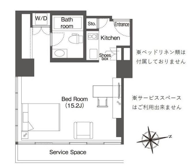 ウエリスアーバン品川タワー　901号室　間取り