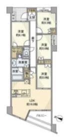 テラス大井町　402号室　間取り