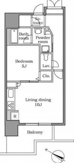 レジディア中延　804号室　間取り