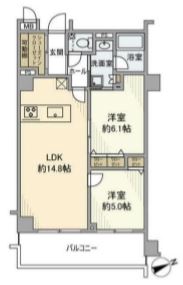 ロワール大井町　203号室　間取り