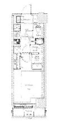 ログ銀座東　902号室　間取り