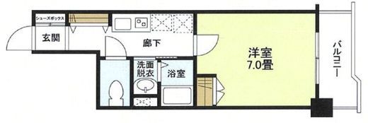 GLOIRE東品川 (グロワール東品川)　403号室　間取り