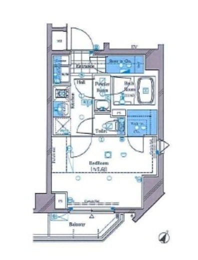 アルティザ東麻布　303号室　間取り