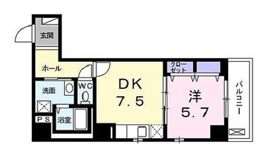 ストリーム品川イースト　203号室　間取り