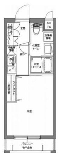 パティーナV代々木上原　105号室　間取り