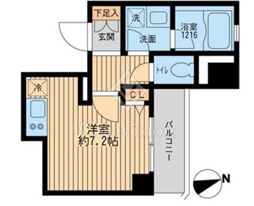 クリオ戸越銀座壱番館・弐番館　2-1003号室　間取り