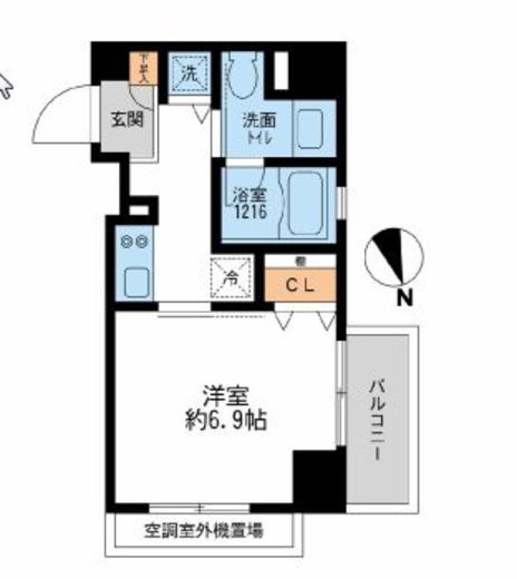 クリオ戸越銀座壱番館・弐番館　2-404号室　間取り