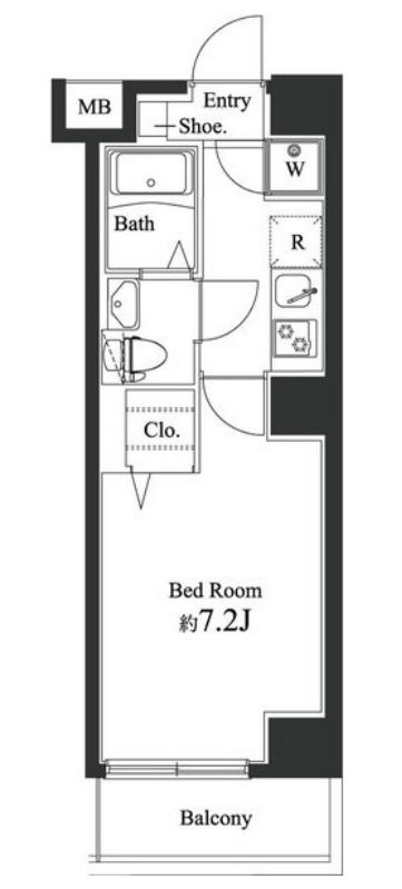 レグラス荏原中延　403号室　間取り