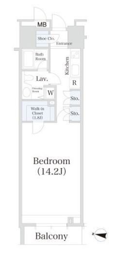 小石川シティハイツ　710号室　間取り