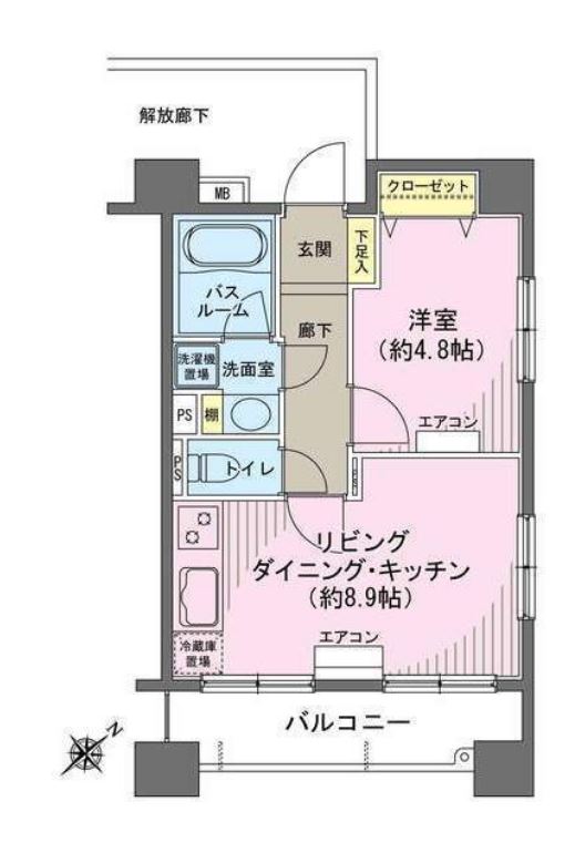 ヒルレジデンス大崎　101号室　間取り